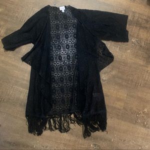 Black lace LulaRoe Monroe
